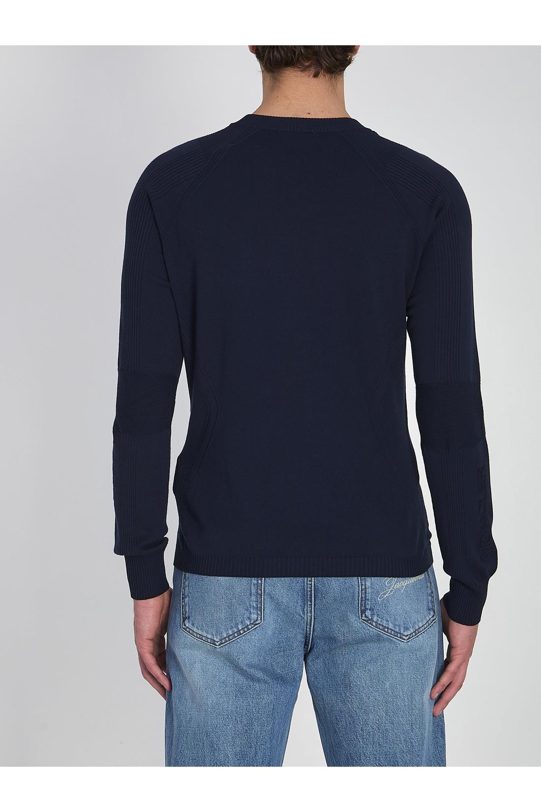 Moncler grenoble-OUTLET-SALE-Round neck knit sweater-ARCHIVIST