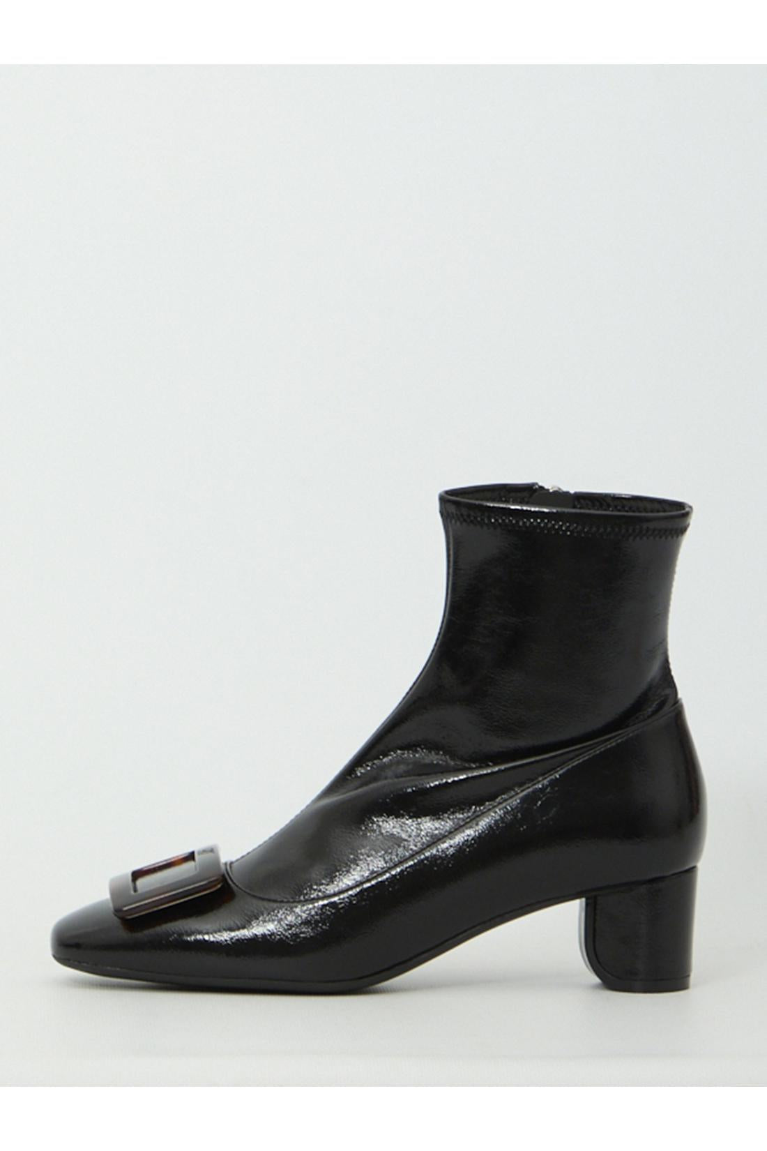Roger Vivier-OUTLET-SALE-Roundy Turtle Stretch ankle boots-ARCHIVIST