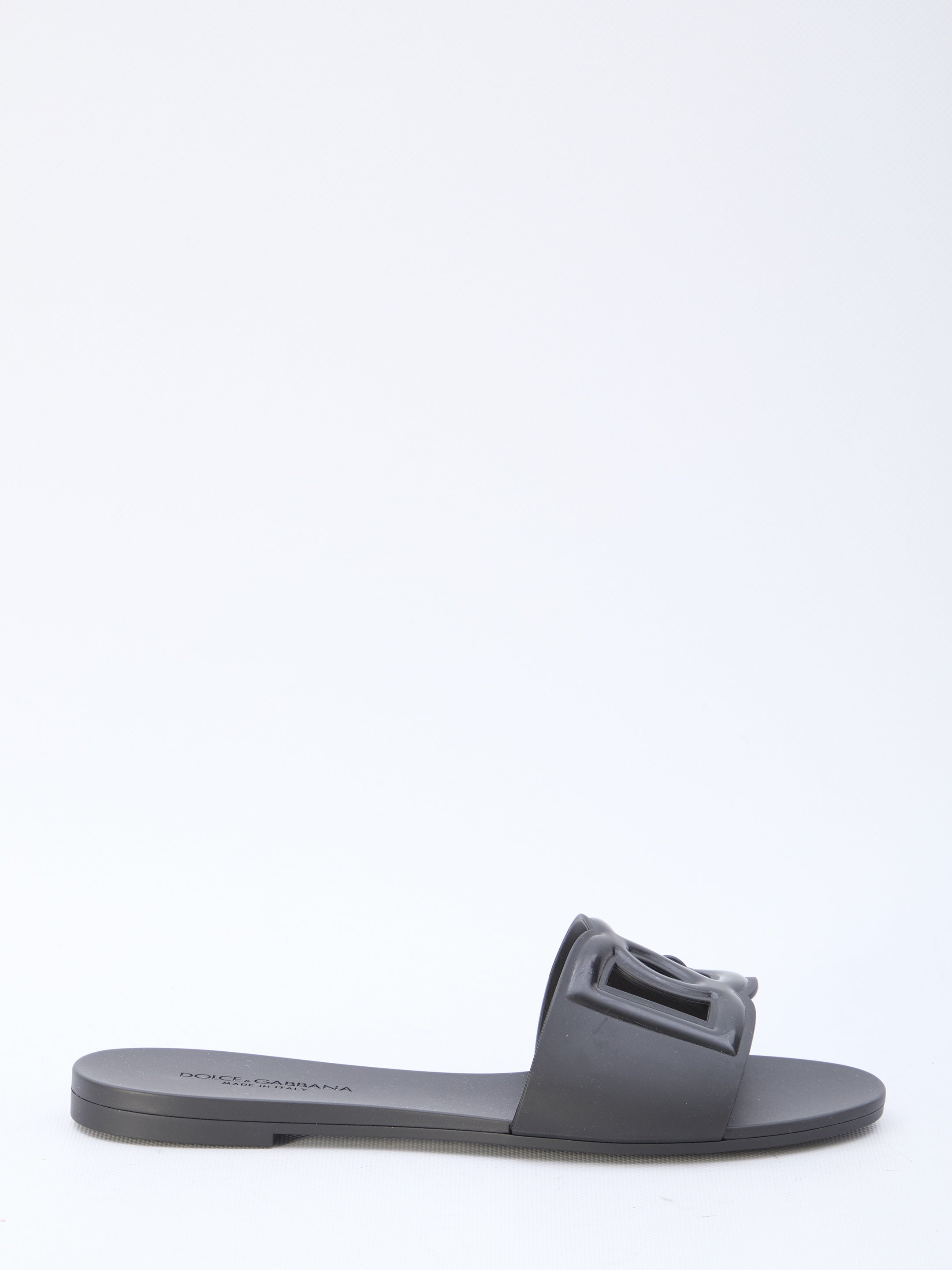 Dolce & Gabbana-OUTLET-SALE-Rubber beachwear slides-ARCHIVIST