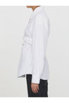 ALEXANDER WANG-OUTLET-SALE-Ruched white shirt-ARCHIVIST