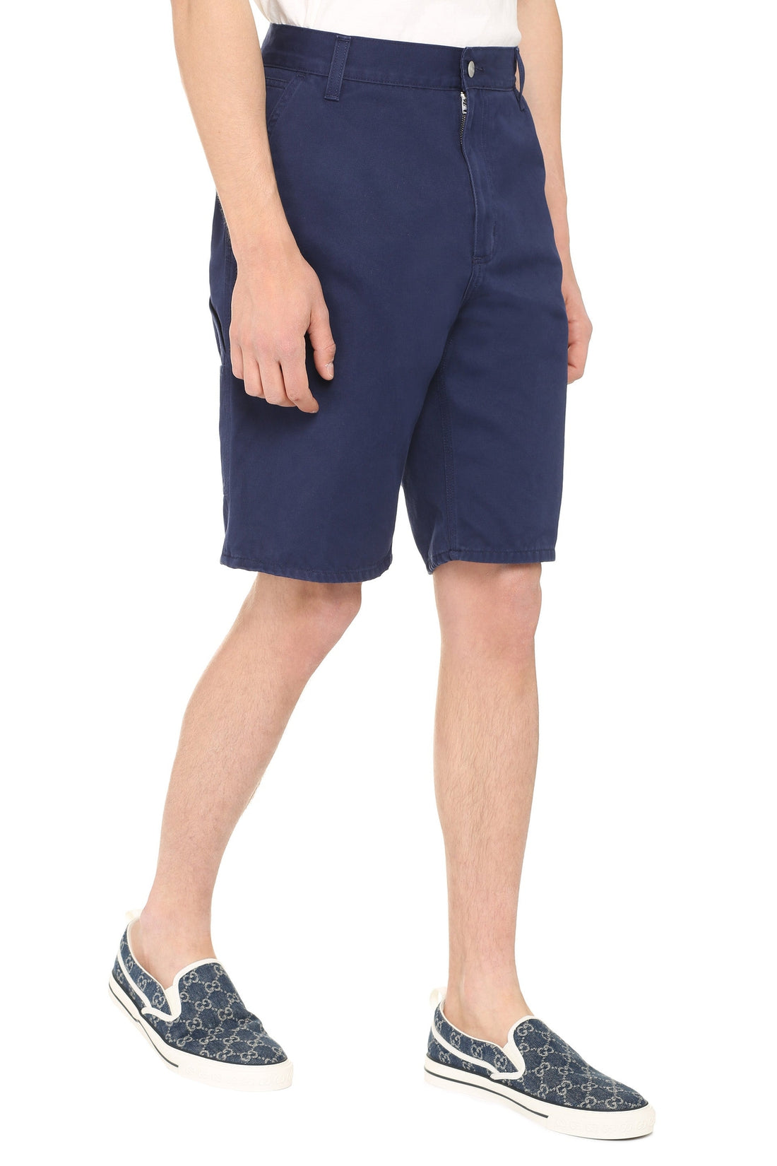Carhartt-OUTLET-SALE-Ruck Single Knee cotton bermuda shorts-ARCHIVIST