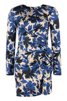 Boutique Moschino-OUTLET-SALE-Ruffled dress with wrinkles on the waist-ARCHIVIST