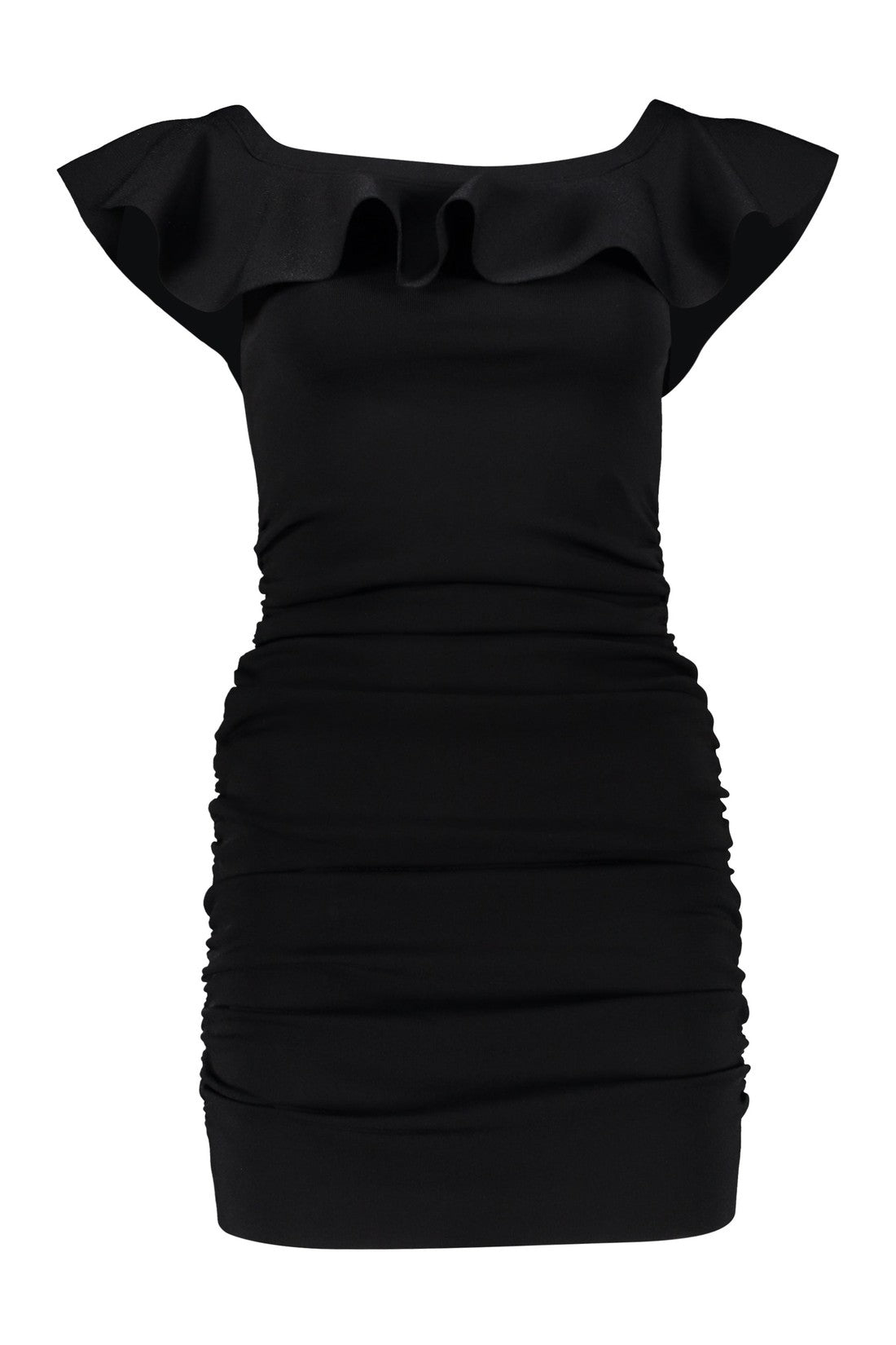 CELINE-OUTLET-SALE-Ruffled mini dress-ARCHIVIST