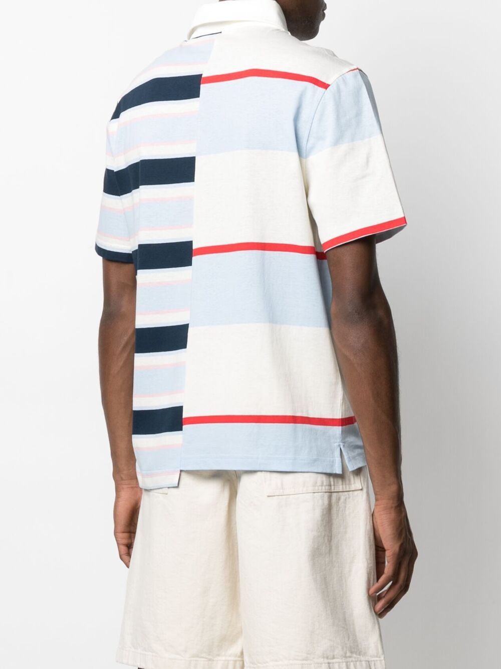 Lanvin-OUTLET-SALE-Rugby Patchwork Logo Polo Shirt-ARCHIVIST