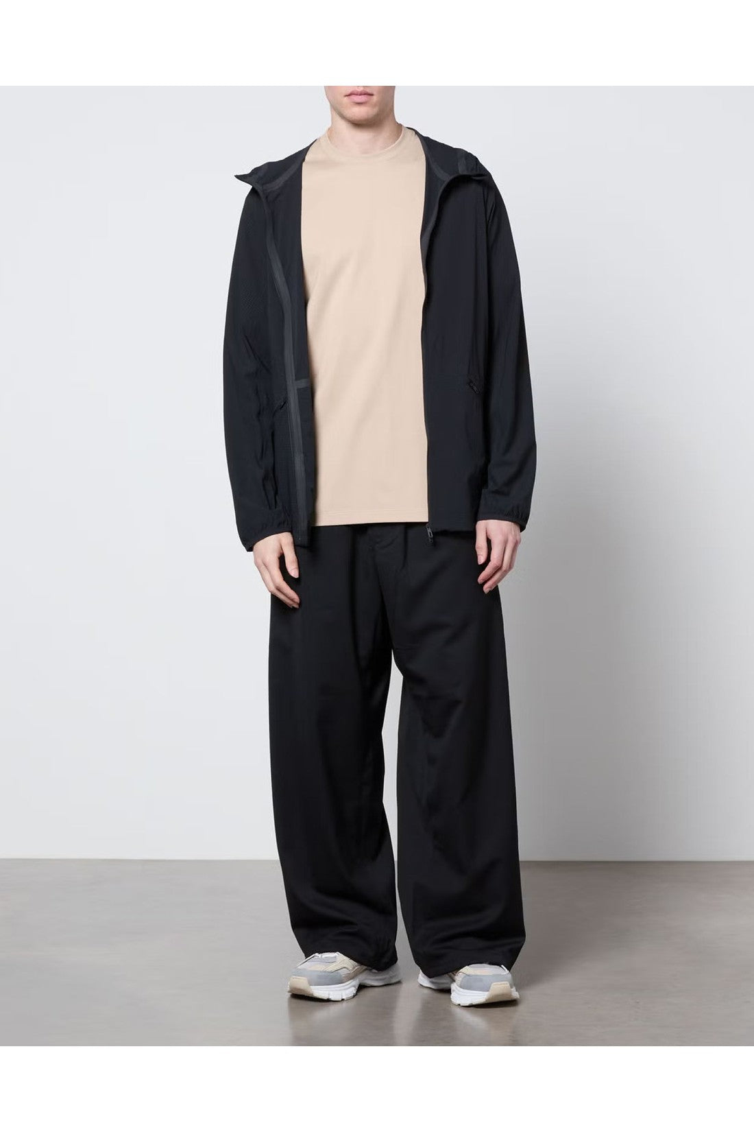 Y-3-OUTLET-SALE-Running Logo Ripstop Hooded Jacket-ARCHIVIST