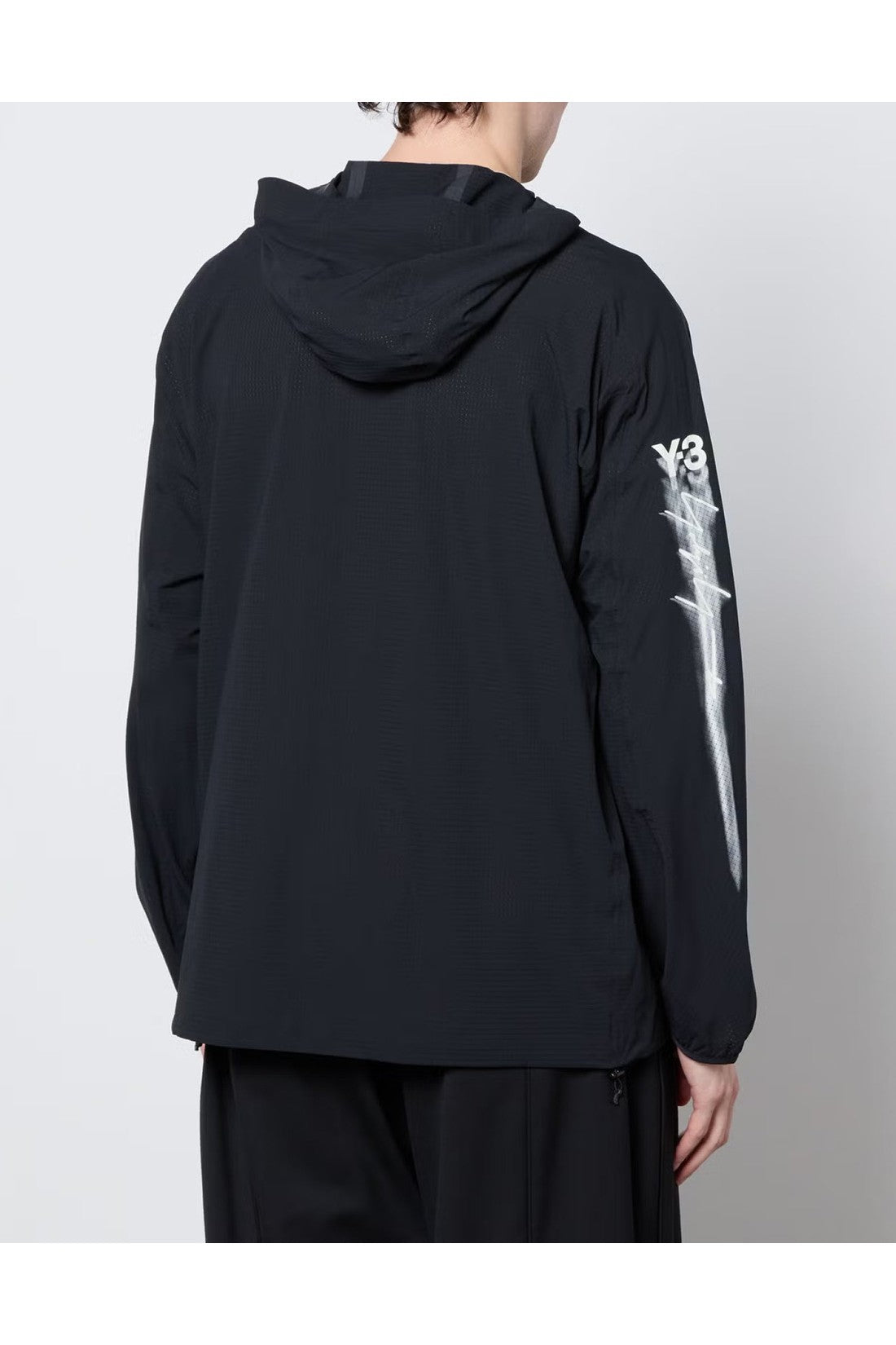 Y-3-OUTLET-SALE-Running Logo Ripstop Hooded Jacket-ARCHIVIST