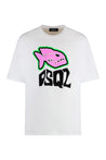 Dsquared2-OUTLET-SALE-Printed cotton T-shirt-ARCHIVIST