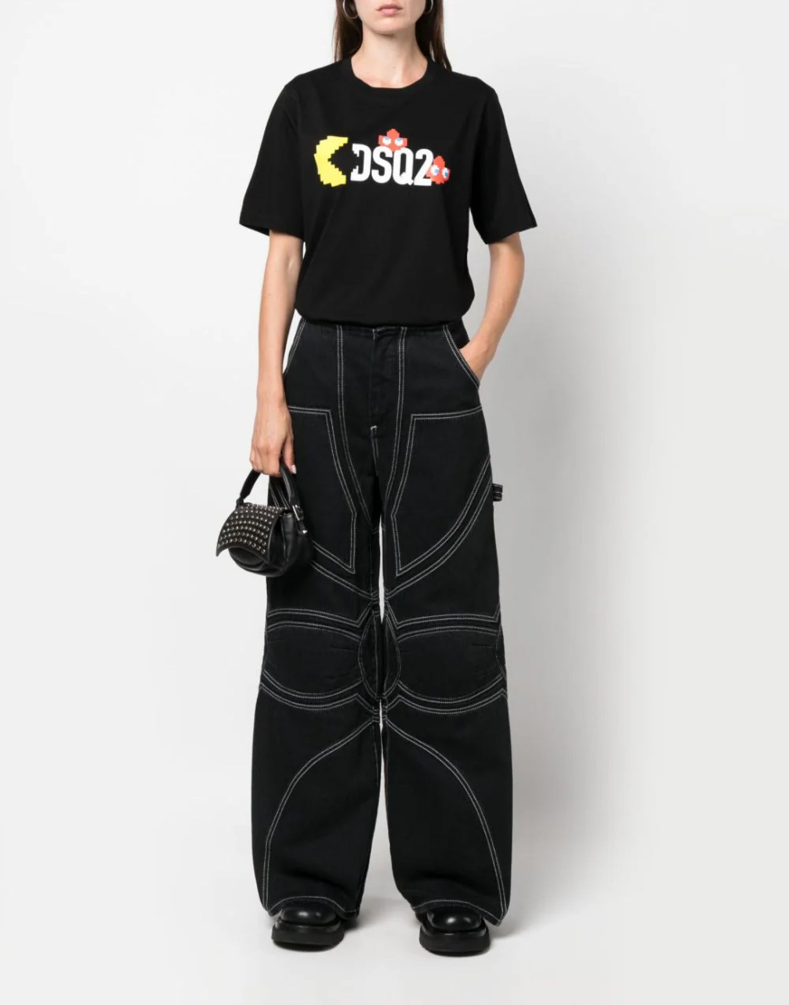 Dsquared2 x Pac-Man Logo T-Shirt