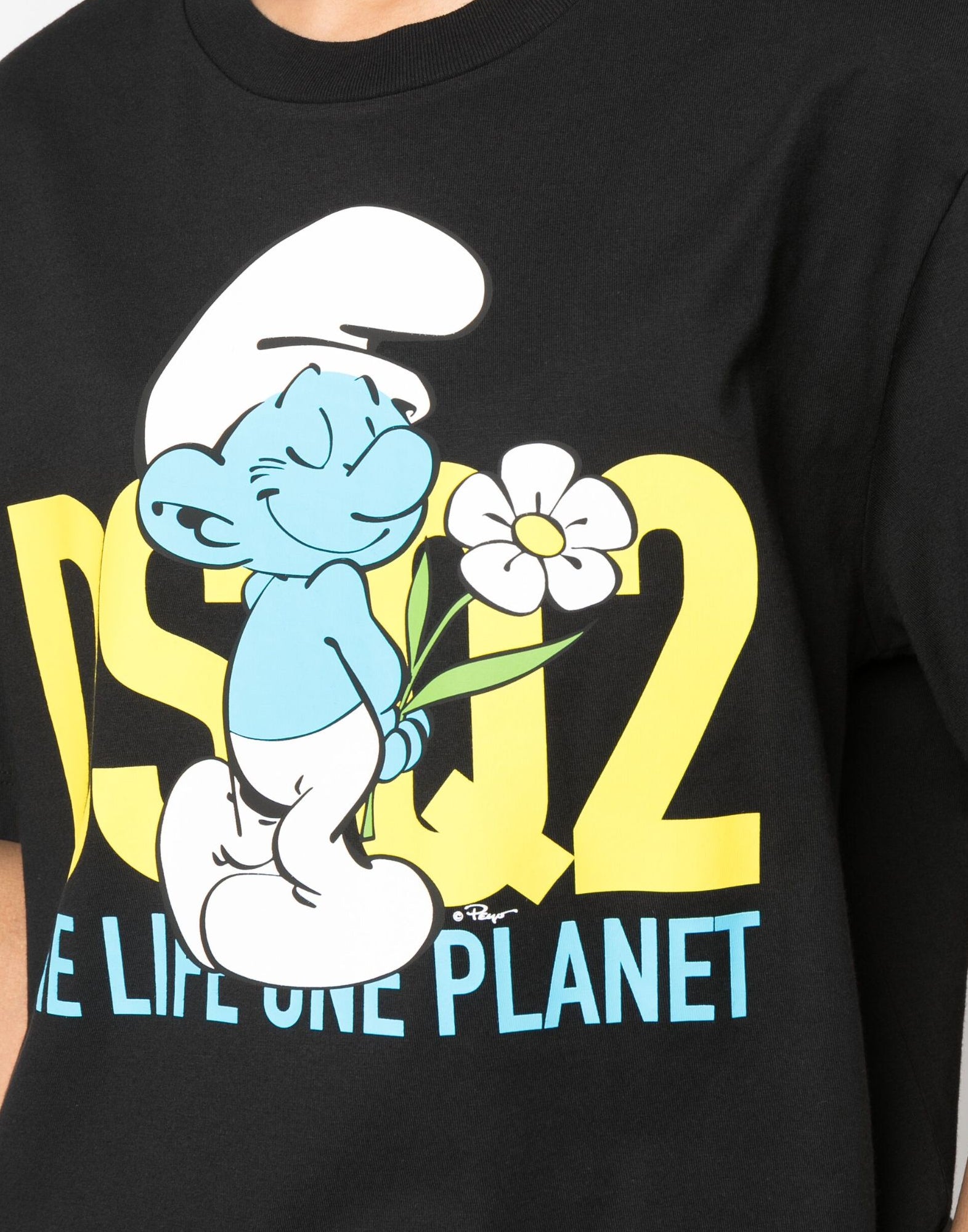 DSQ2 Smurf In Love Logo T-Shirt