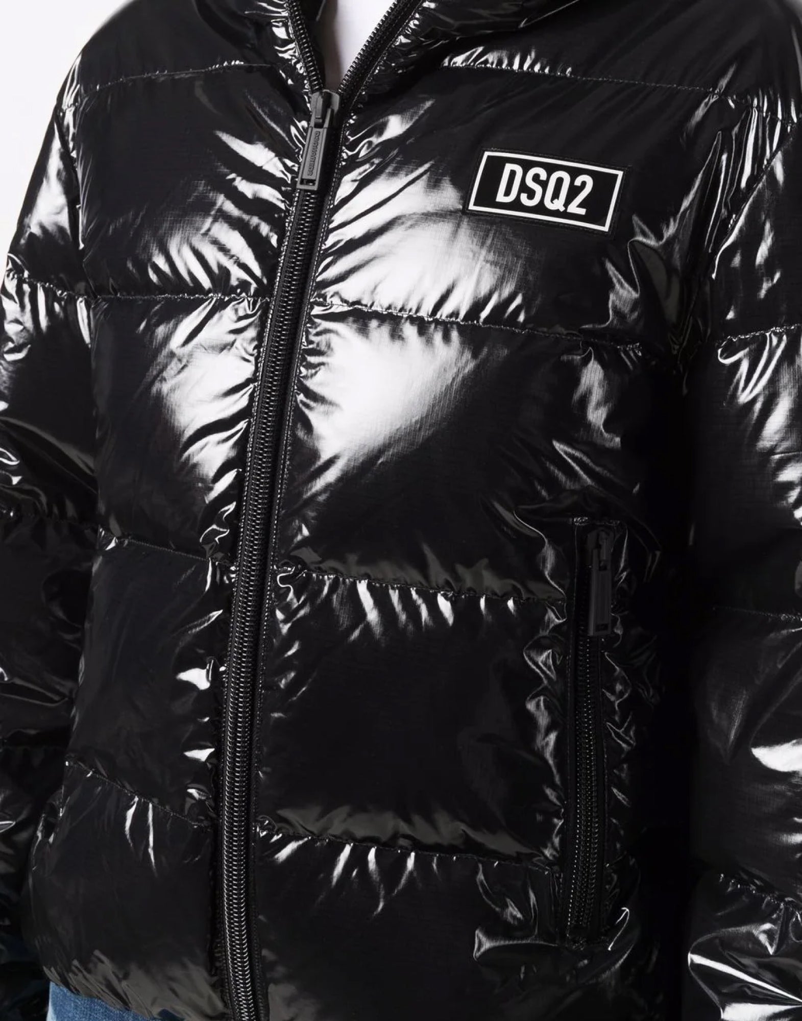 DSQ2 Logo Patch Down Jacket