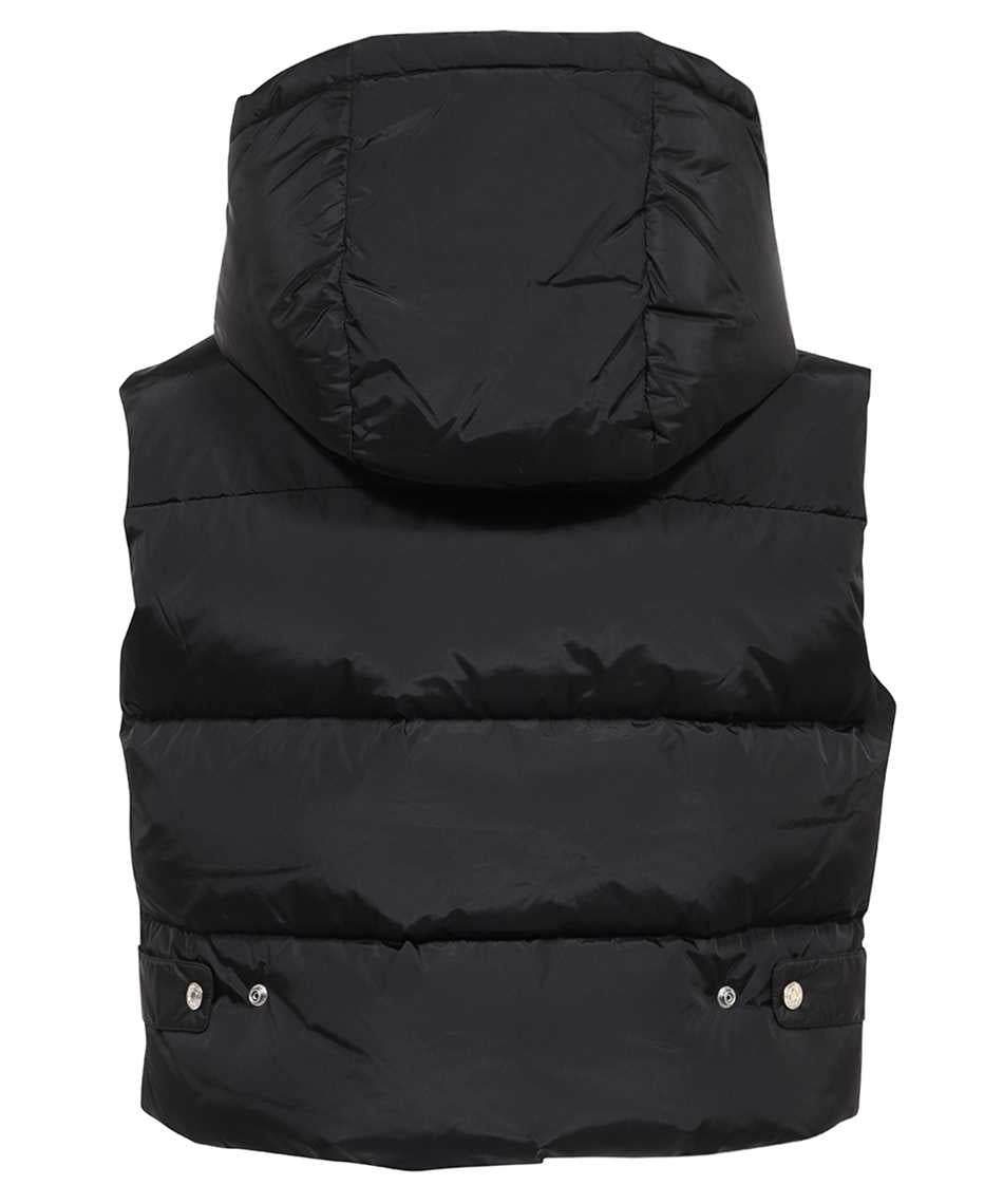 Hooded nylon vest