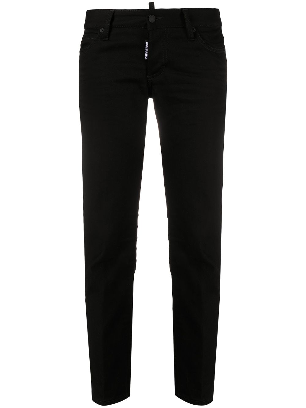 Dsquared2-OUTLET-SALE-ICON Skinny Cropped Jeans-ARCHIVIST