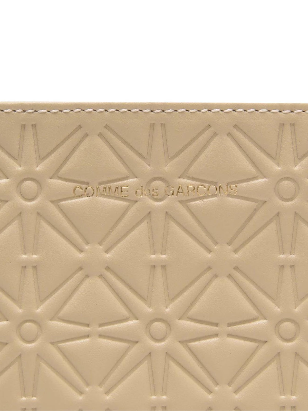 Embossed Logo Zip Pouch Wallet