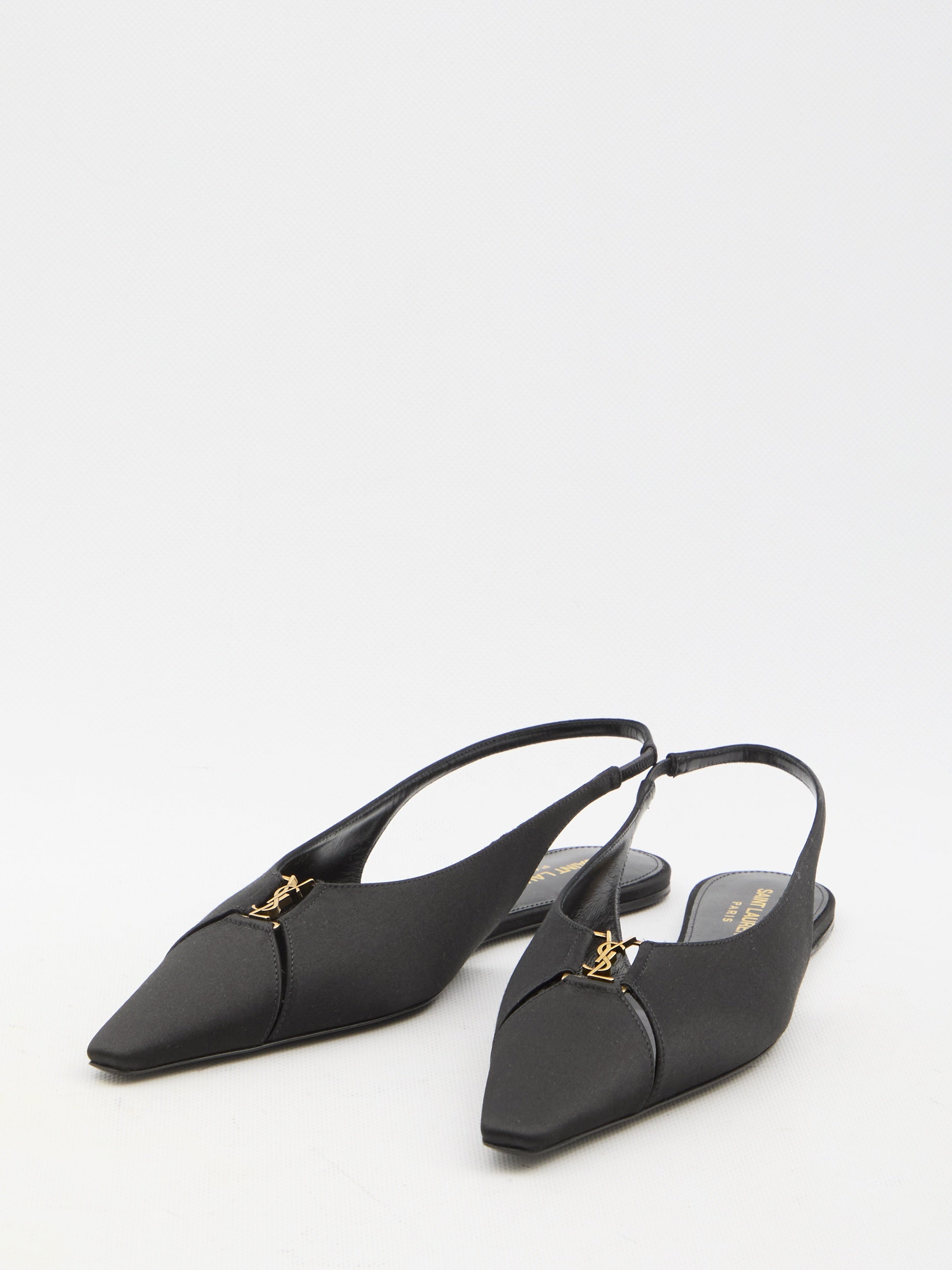 SAINT LAURENT-OUTLET-SALE-Babylone slingback ballerinas-ARCHIVIST