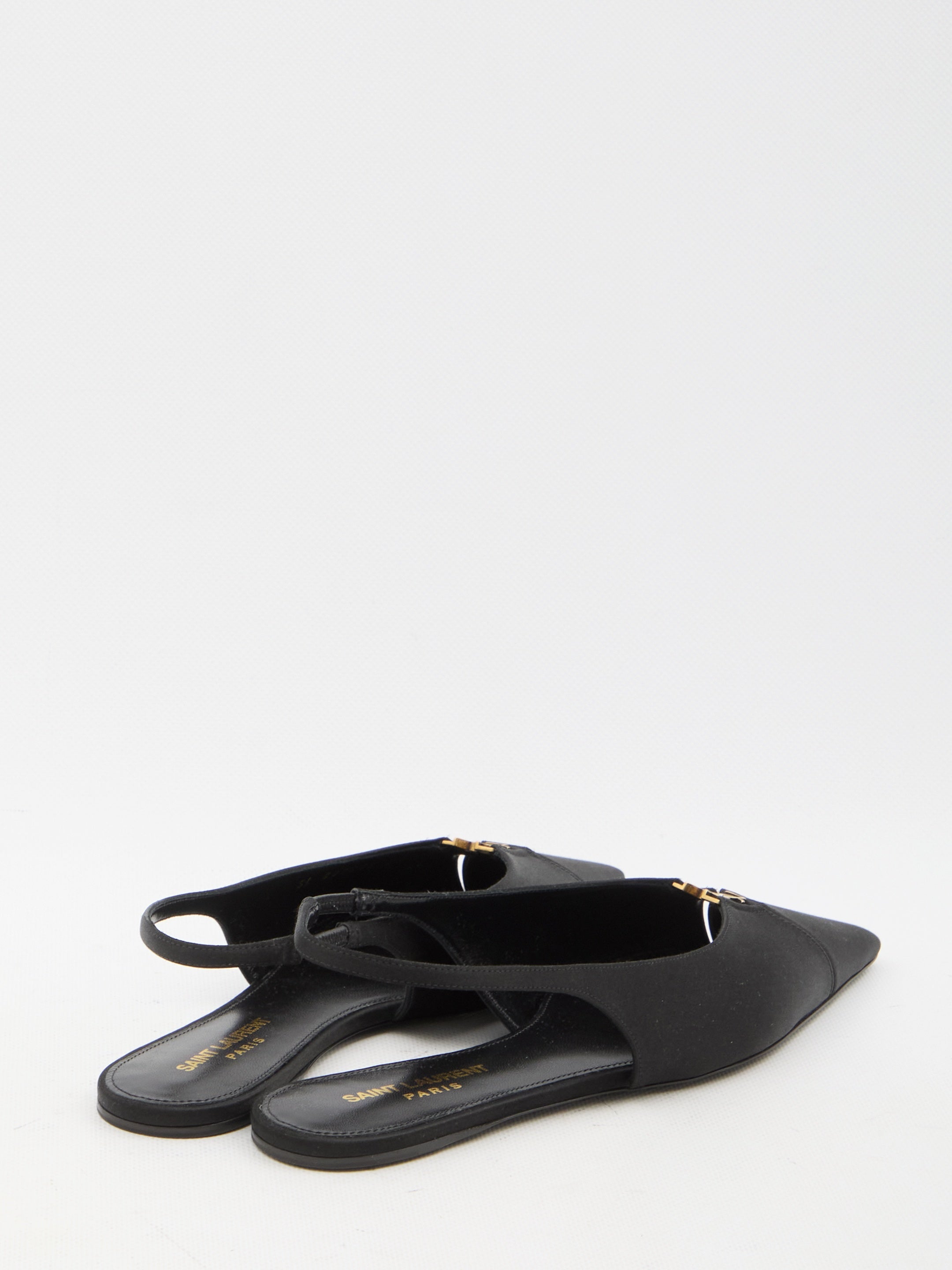 SAINT LAURENT-OUTLET-SALE-Babylone slingback ballerinas-ARCHIVIST