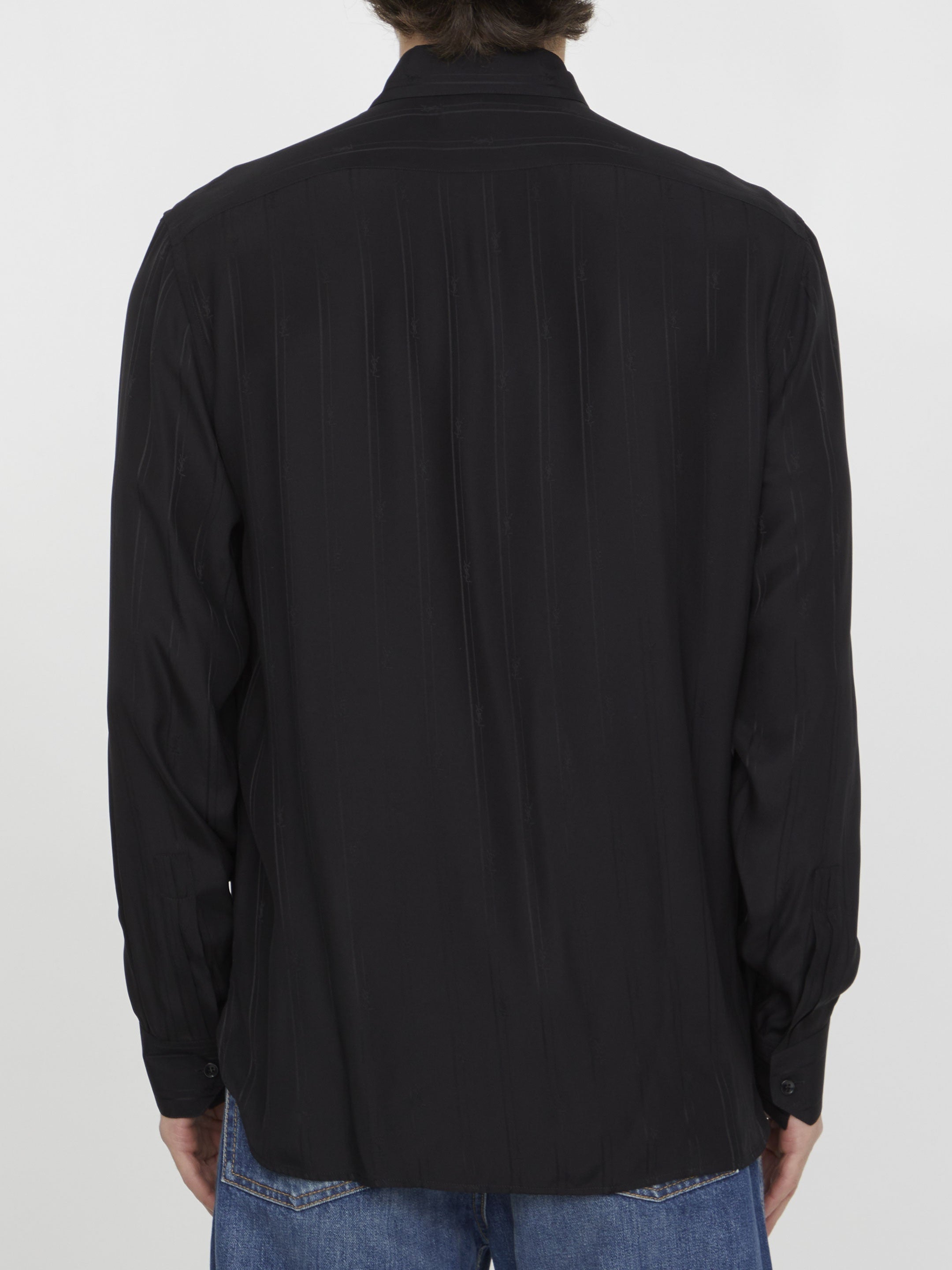 SAINT-LAURENT-OUTLET-SALE-Cassandre-striped-shirt-Shirts-41-BLACK-ARCHIVE-COLLECTION-4.jpg