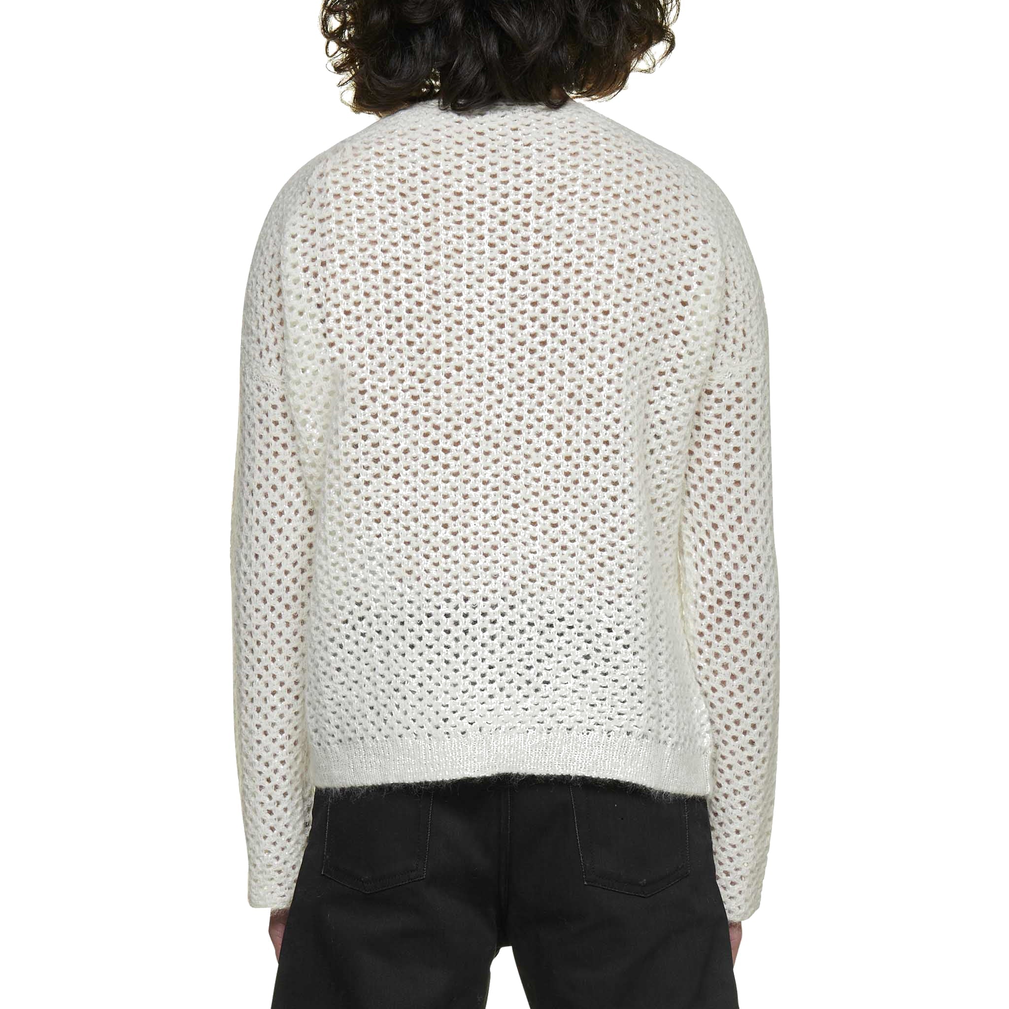 Saint Laurent Crochet Wool Pullover