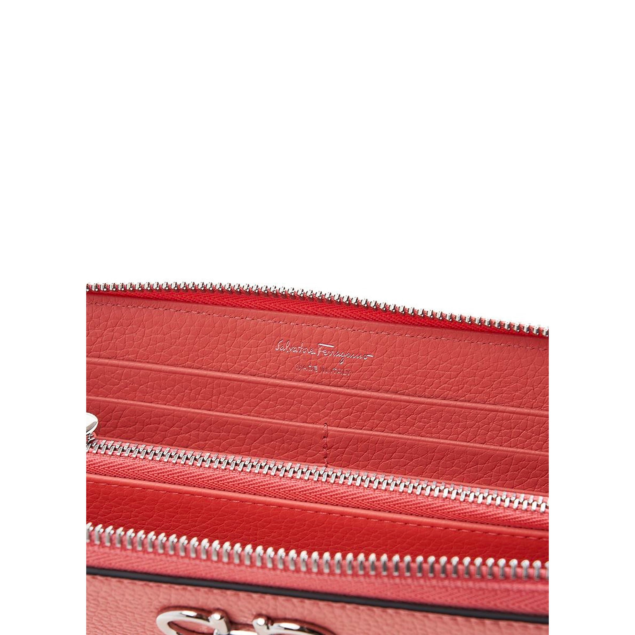 Salvatore Ferragamo Logo Leather Wallet