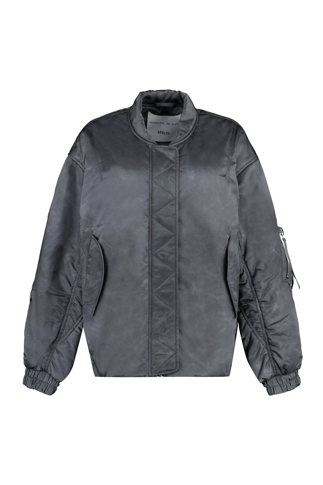 AGOLDE-OUTLET-SALE-SHOREDITCH SKI CLUB X AGOLDE - Nisa nylon bomber jacket-ARCHIVIST