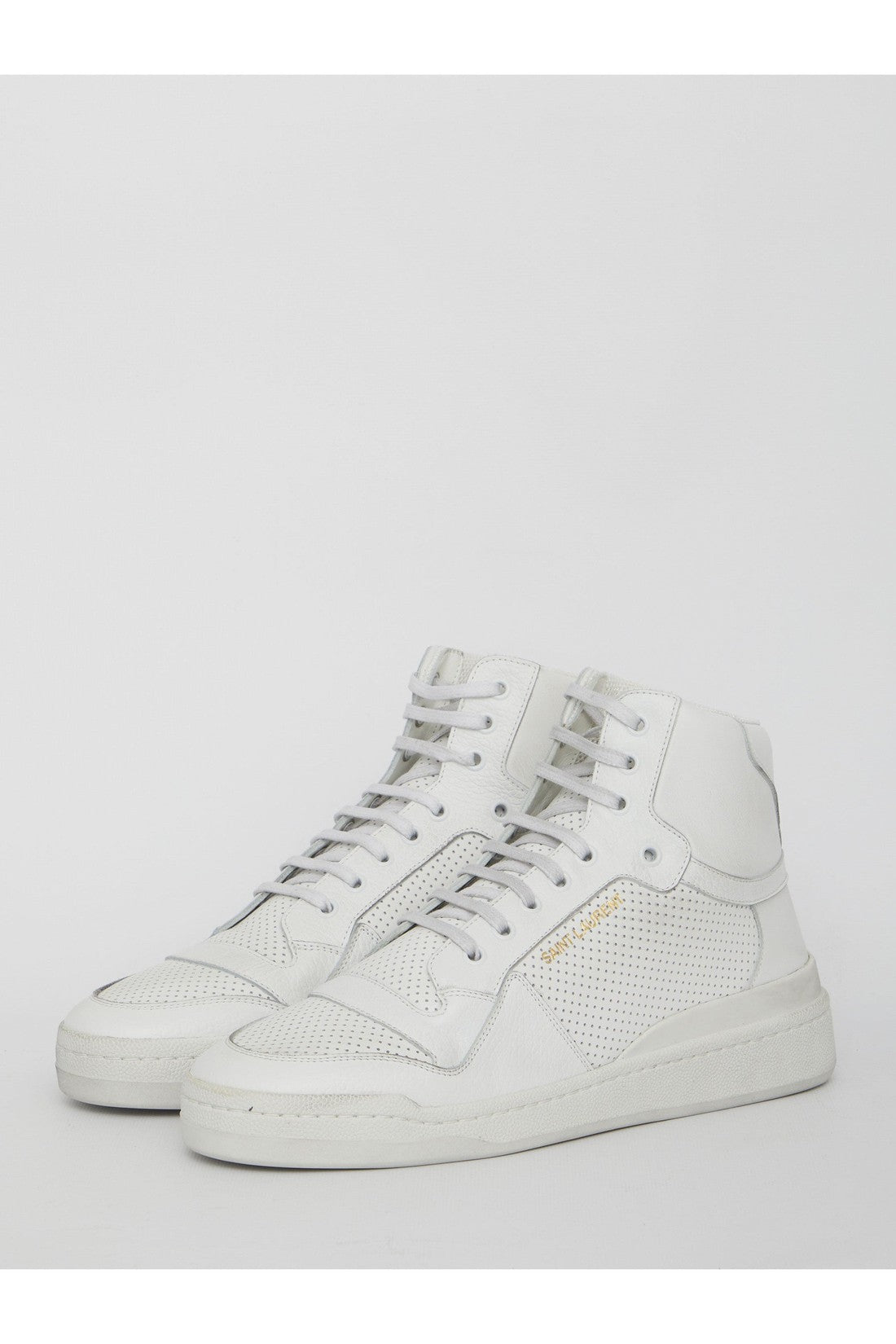 SAINT LAURENT-OUTLET-SALE-SL24 leather sneakers-ARCHIVIST