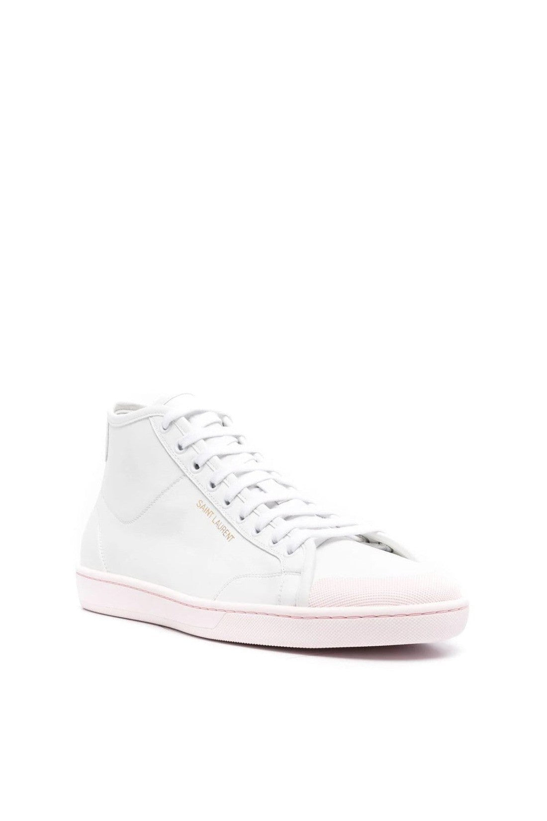 Saint Laurent-OUTLET-SALE-SL/39 Logo Mid-Top Sneakers-ARCHIVIST