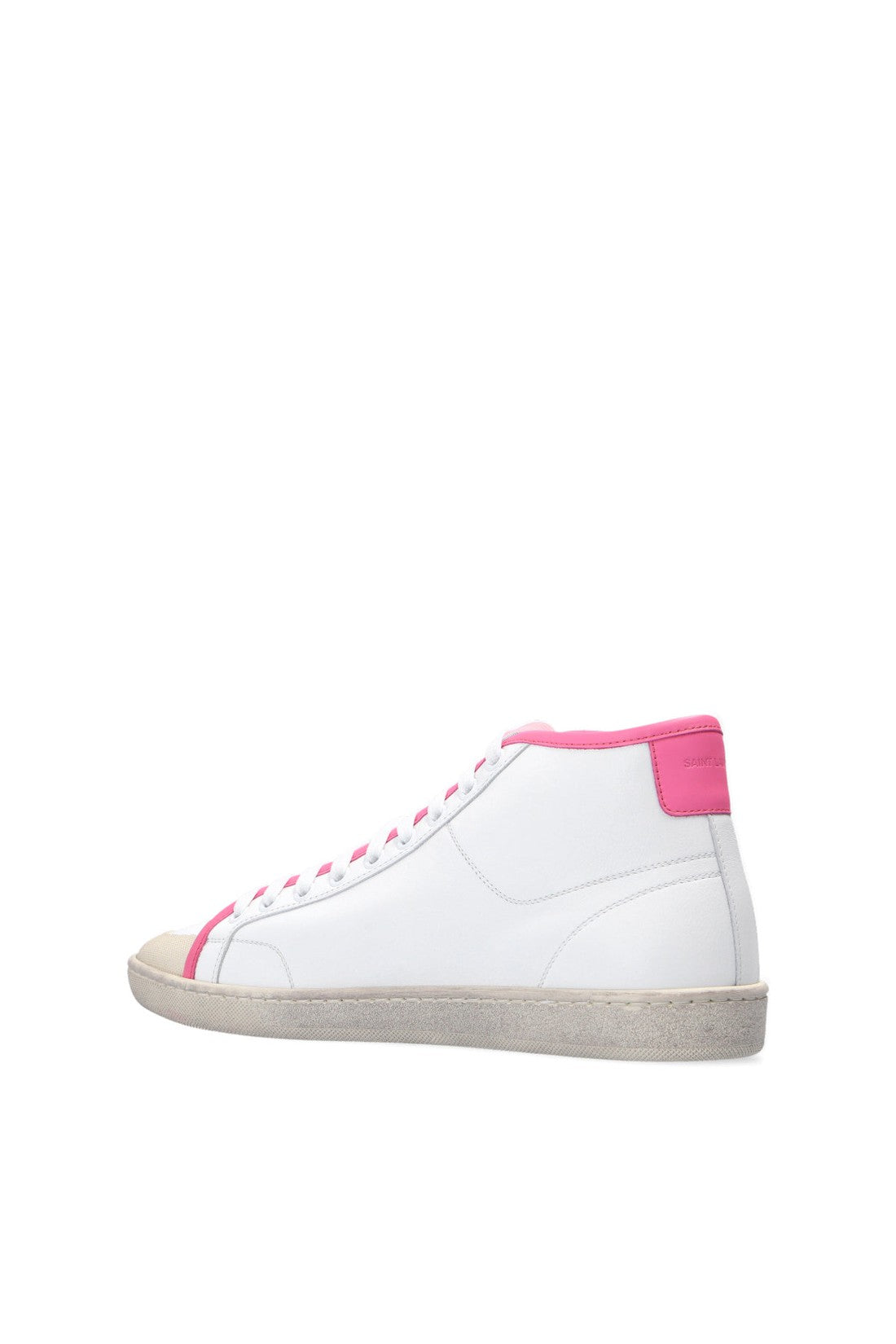 Saint Laurent-OUTLET-SALE-SL/39 Logo Mid-Top Sneakers-ARCHIVIST