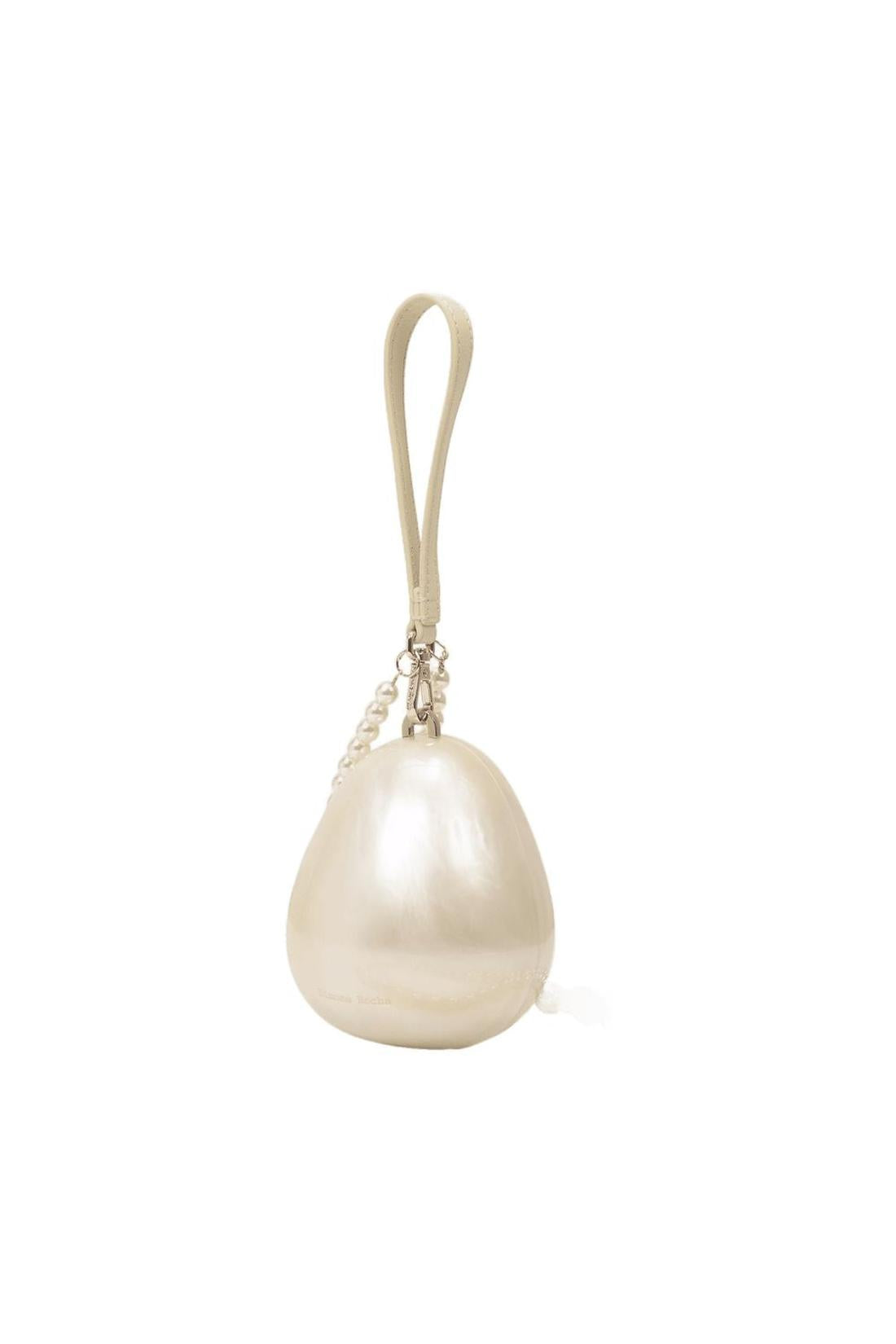 Micro Egg Tasche - Simone Rocha - Perlweiß