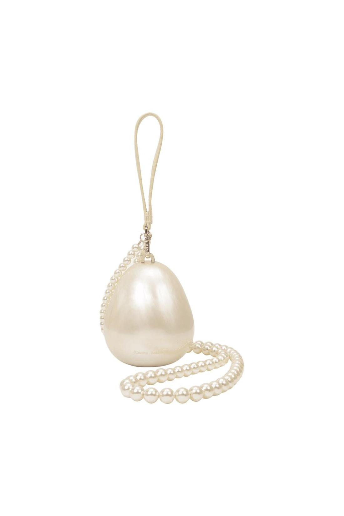 Micro Egg Tasche - Simone Rocha - Perlweiß