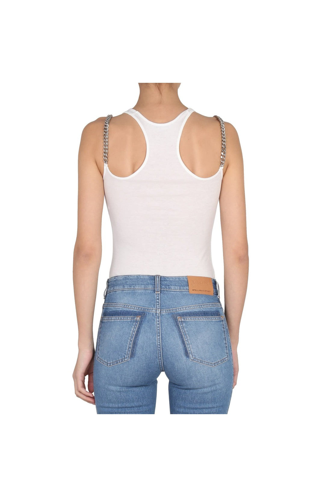 STELLA MCCARTNEY-OUTLET-SALE-STELLA MCCARTNEY Falabella Chain Top-ARCHIVIST