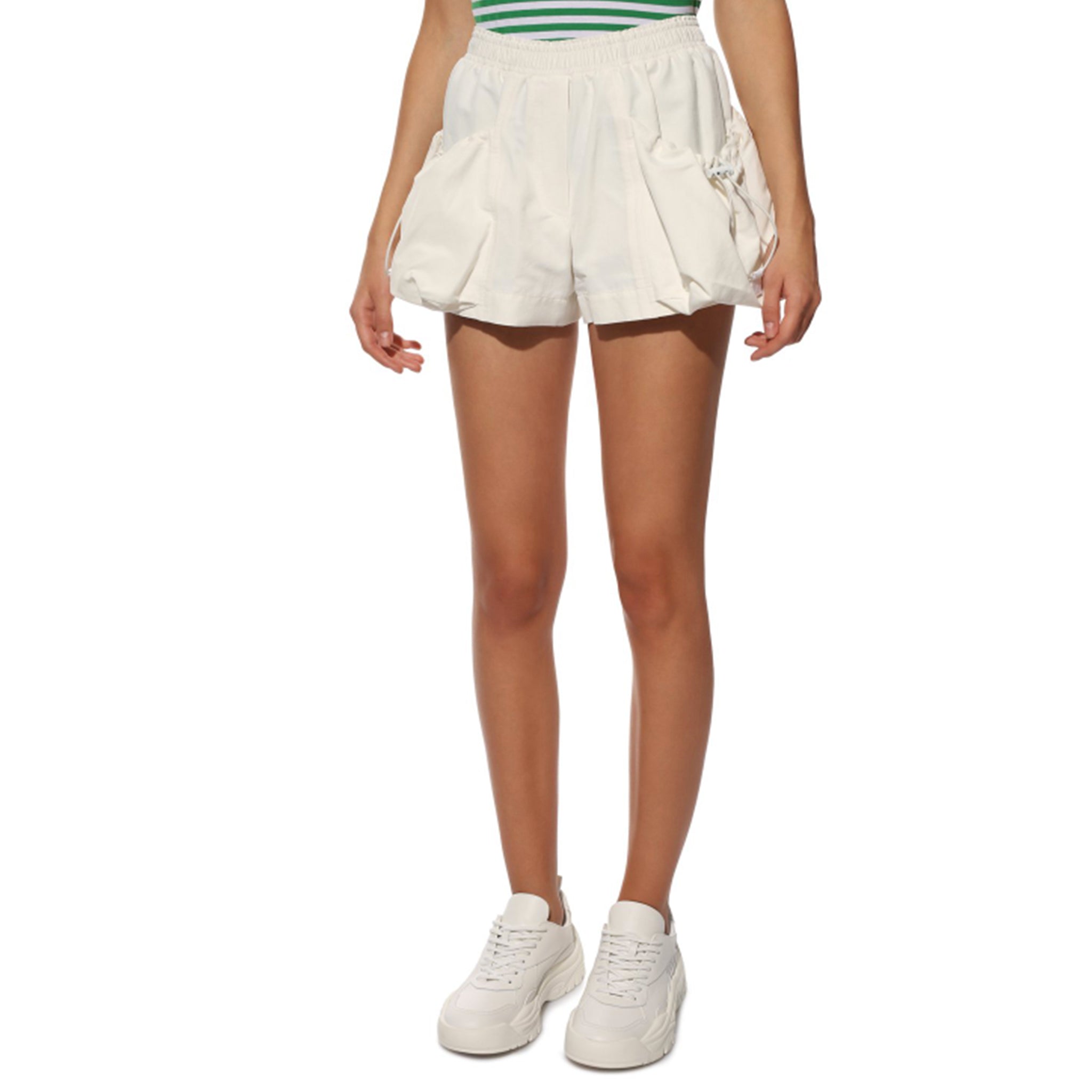Stella Mccartney Cotton And Linen Shorts