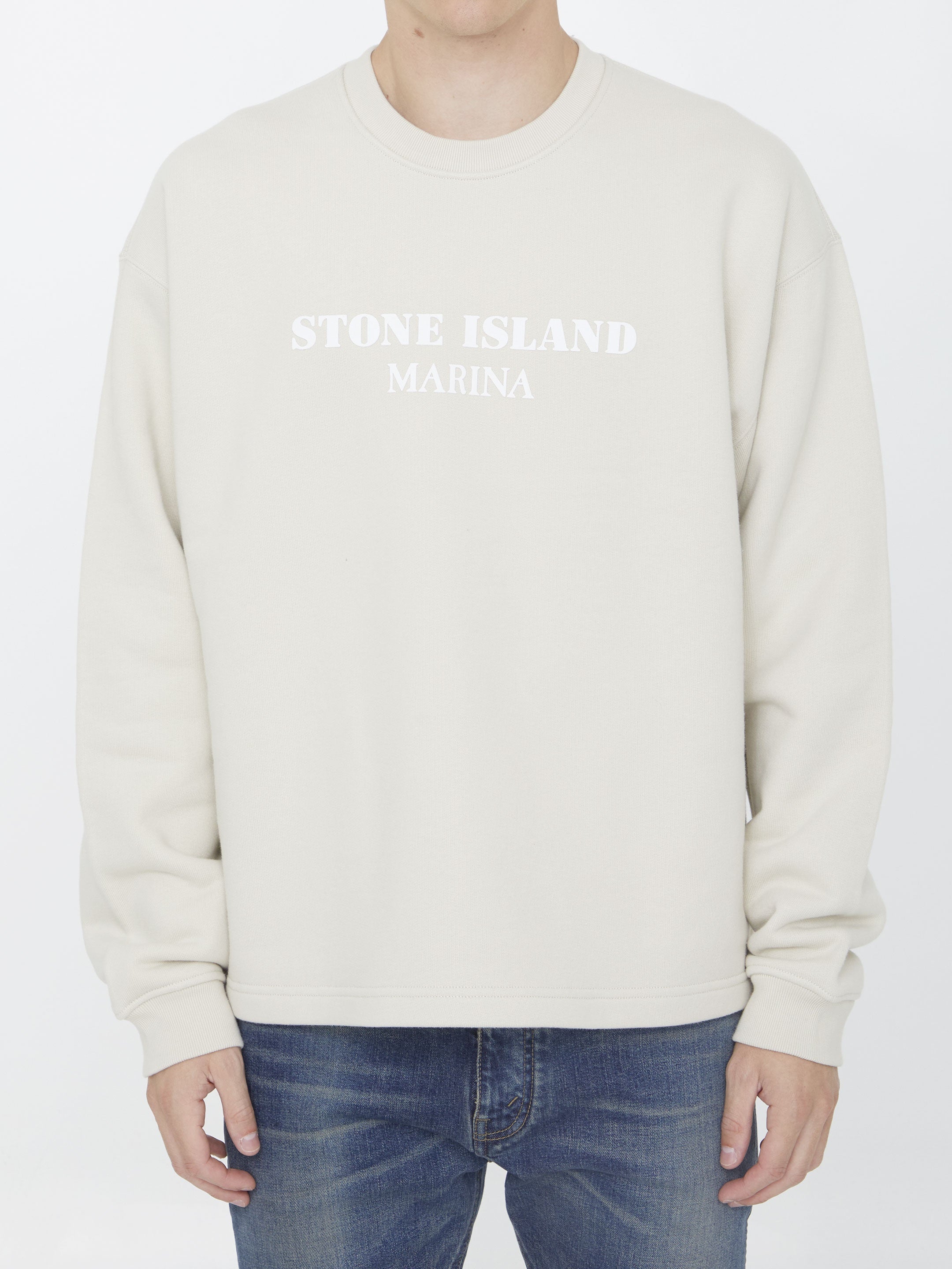 Cotton sweatshirt with logo