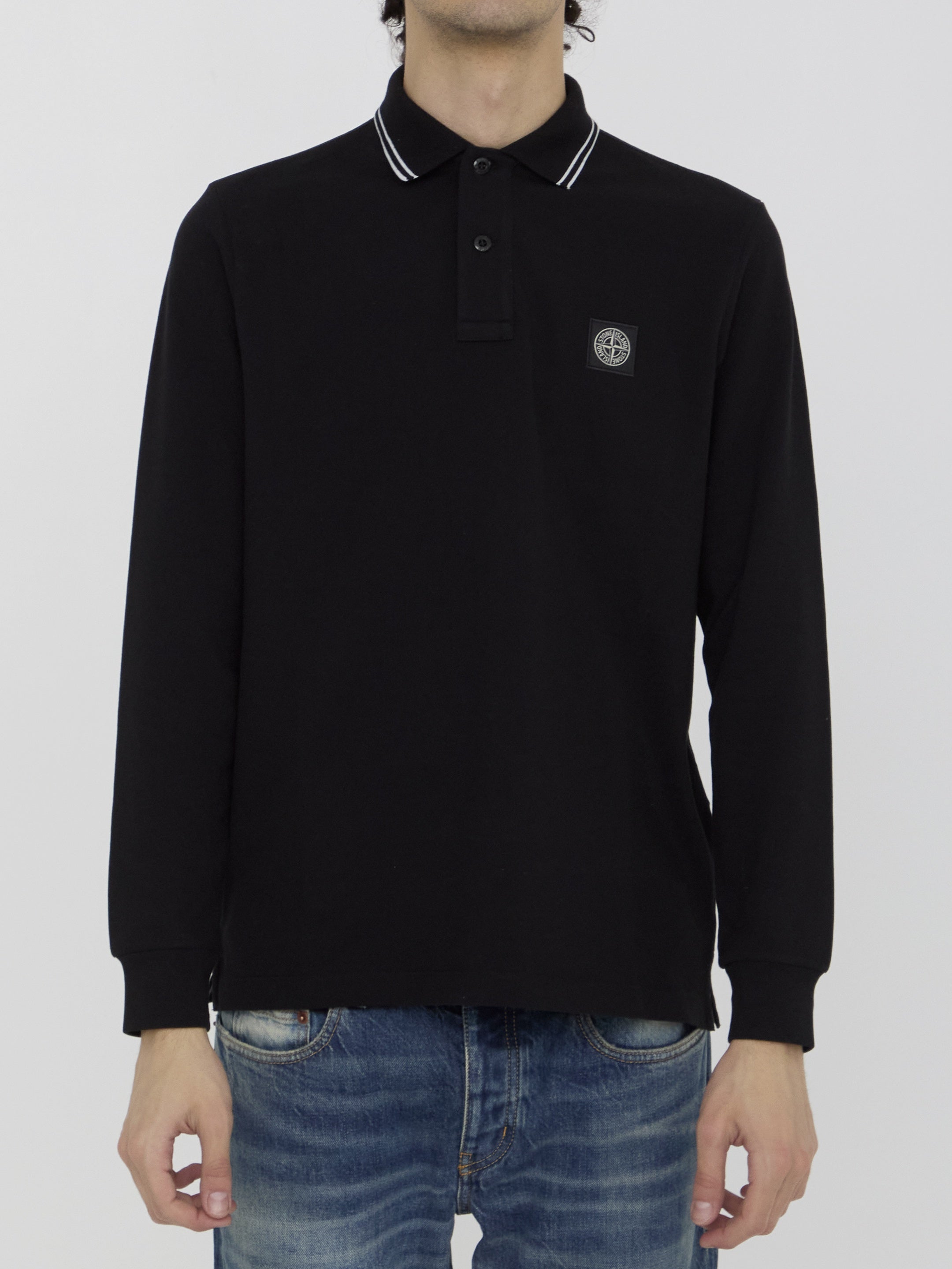 STONE-ISLAND-OUTLET-SALE-Logo-polo-shirt-Shirts-L-BLACK-ARCHIVE-COLLECTION.jpg