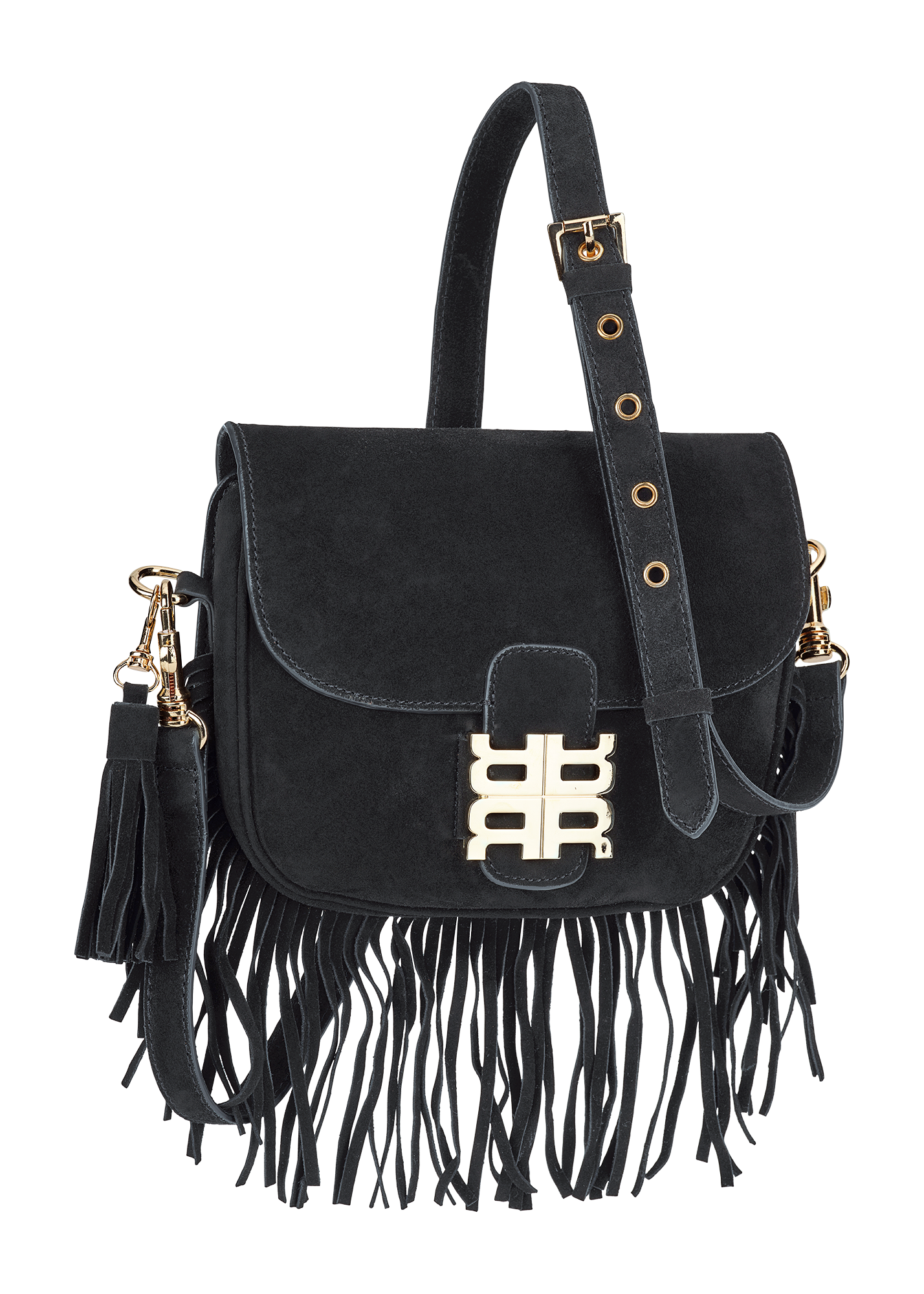 Saddle bag mit Fransen-Accessoires-RIANI-OUTLET-SALE-o.G.-black-ARCHIVIST