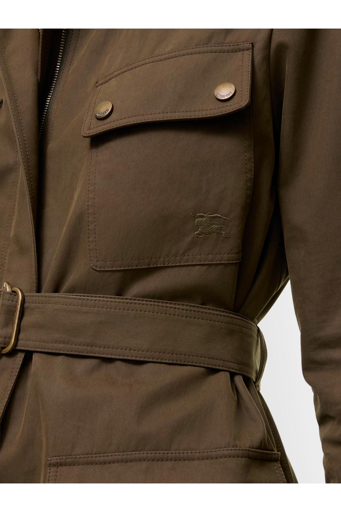 Burberry-OUTLET-SALE-Safari jacket in gabardine-ARCHIVIST