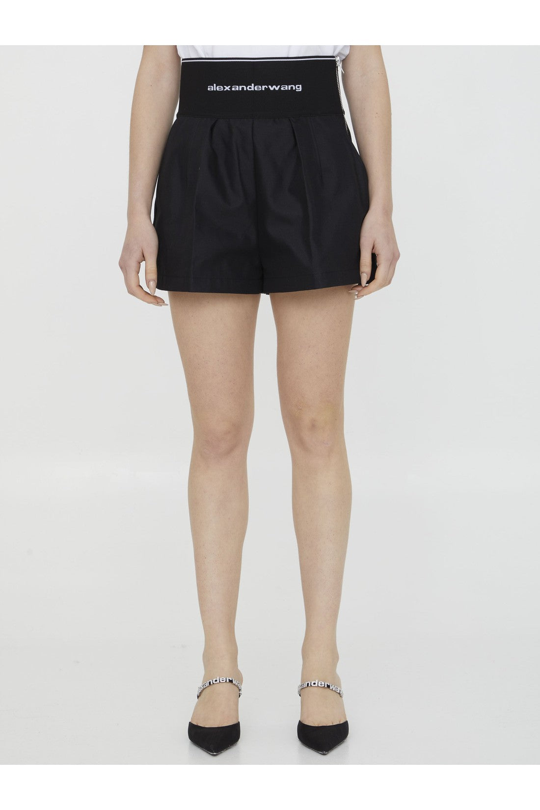 Alexander Wang-OUTLET-SALE-Safari tailored shorts-ARCHIVIST