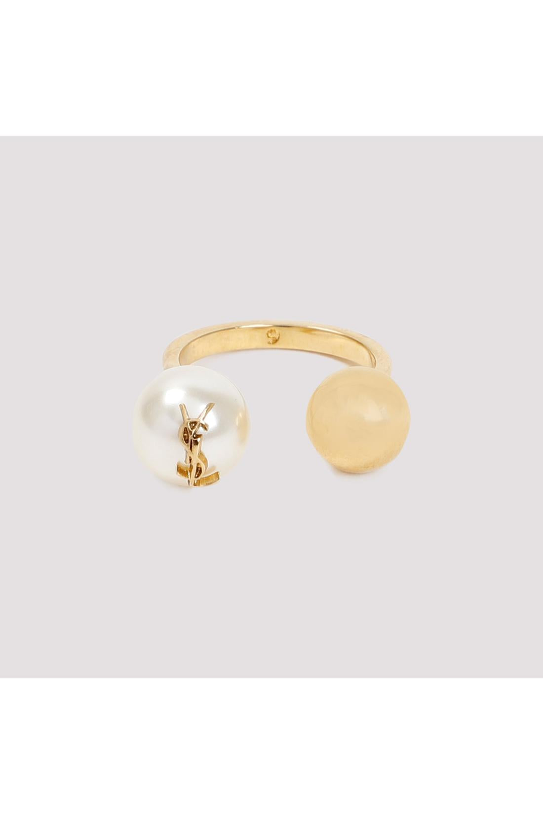 Saint Laurent-OUTLET-SALE-Saint Laurent Bague Boule Ysl Ring-ARCHIVIST