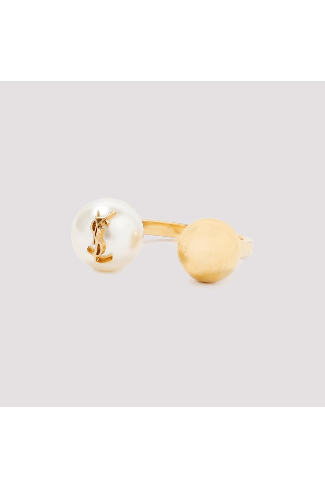 Saint Laurent-OUTLET-SALE-Saint Laurent Bague Boule Ysl Ring-ARCHIVIST