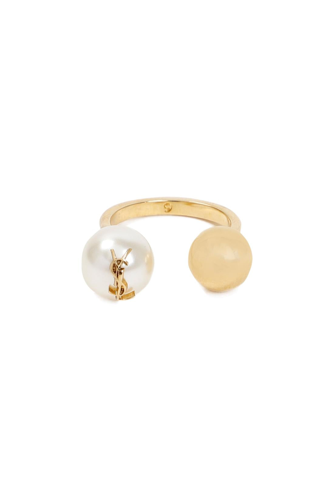Saint Laurent-OUTLET-SALE-Saint Laurent Bague Boule Ysl Ring-ARCHIVIST