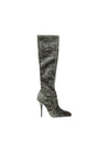 SAINT LAURENT-OUTLET-SALE-Saint Laurent Bonnie Velvet Boots-ARCHIVIST