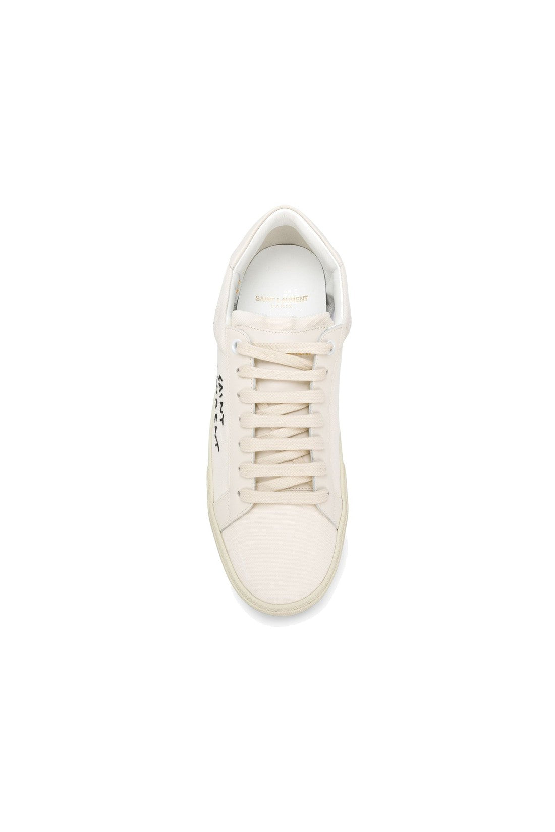 Saint Laurent-OUTLET-SALE-Saint Laurent Canvas Logo Sneakers-ARCHIVIST