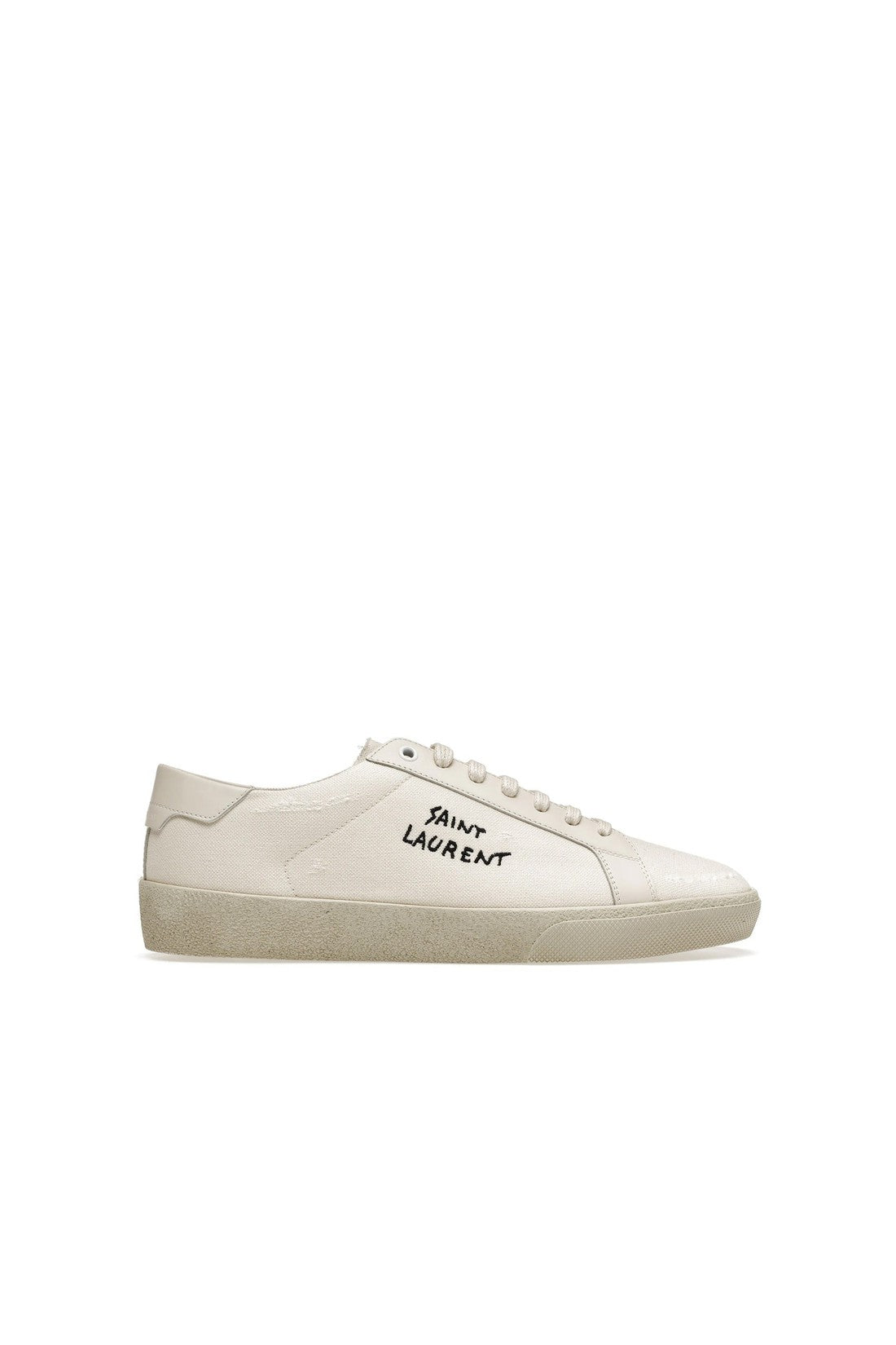 Saint Laurent-OUTLET-SALE-Saint Laurent Canvas Logo Sneakers-ARCHIVIST