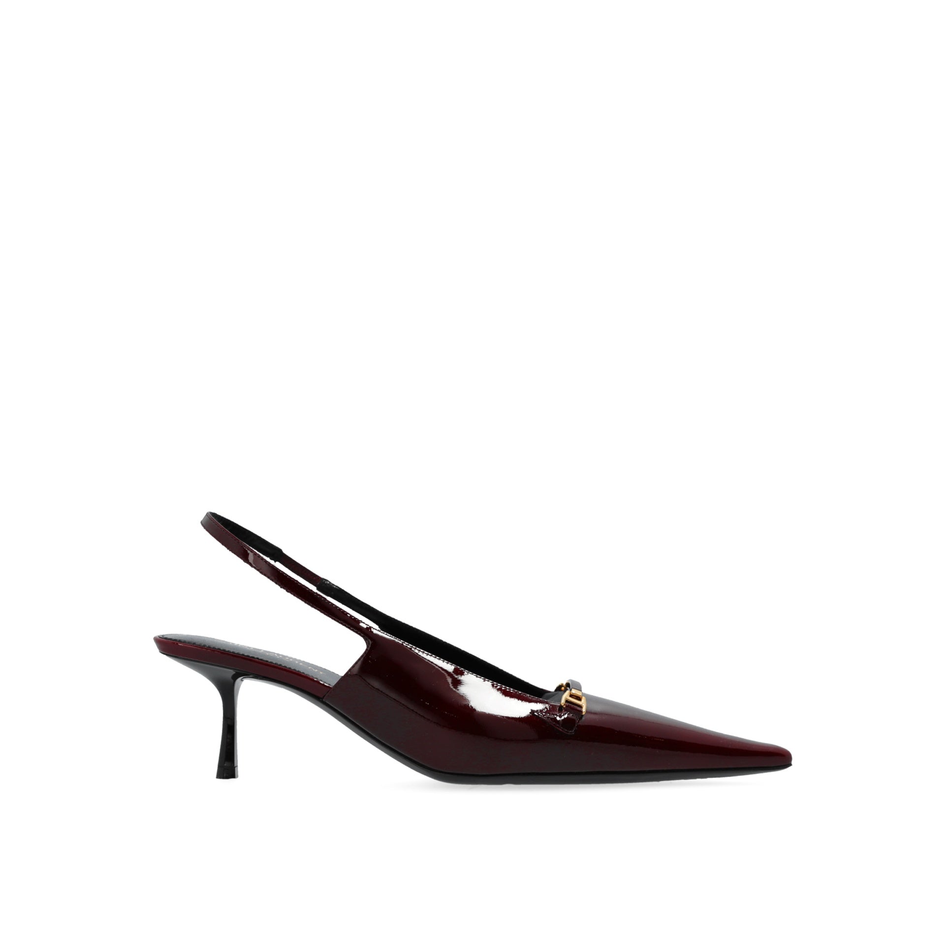 Saint Laurent-OUTLET-SALE-Saint Laurent 'Carine' Leather Slingback Pumps-ARCHIVIST