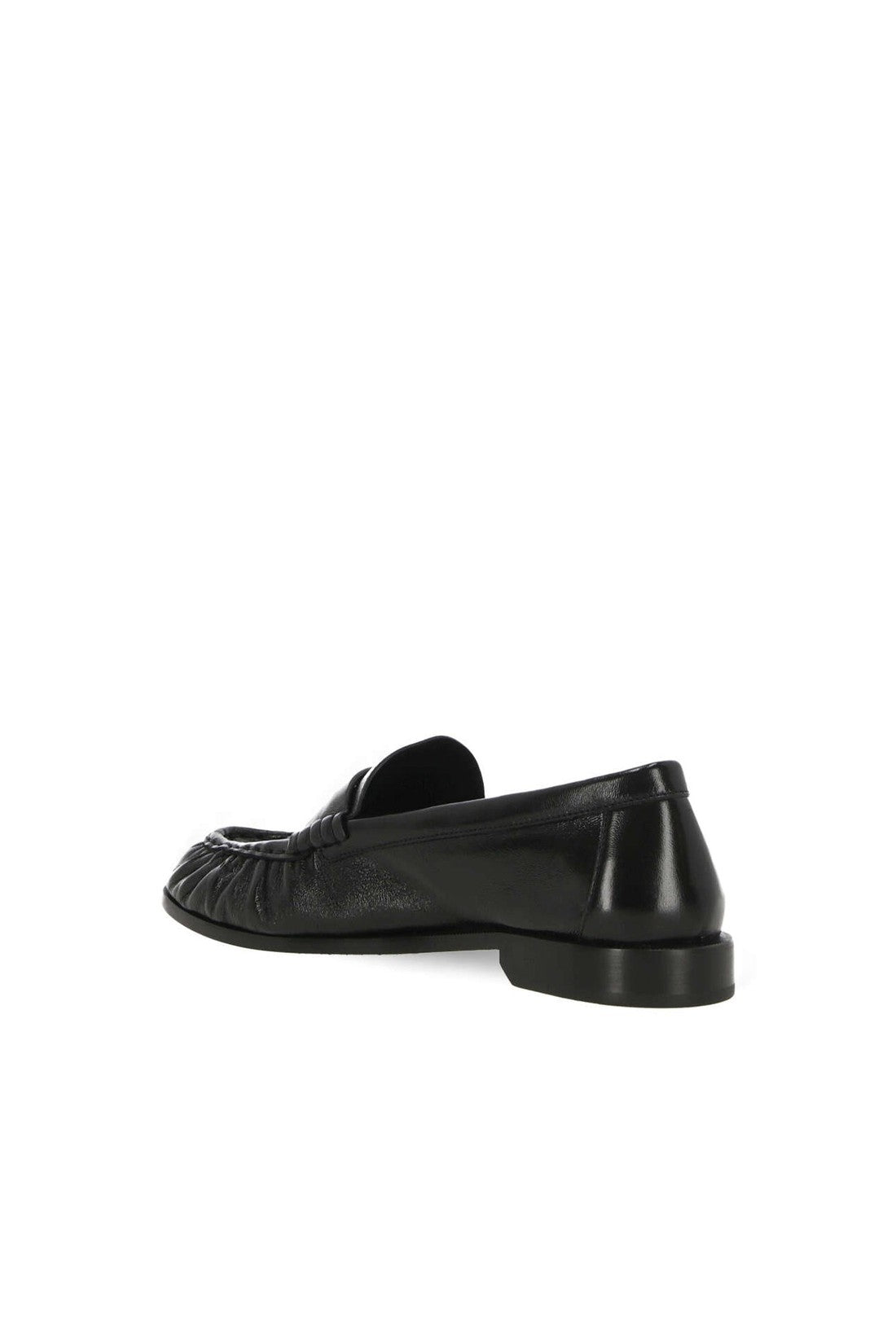 SAINT LAURENT-OUTLET-SALE-Saint Laurent Cassandre Leather Loafers-ARCHIVIST