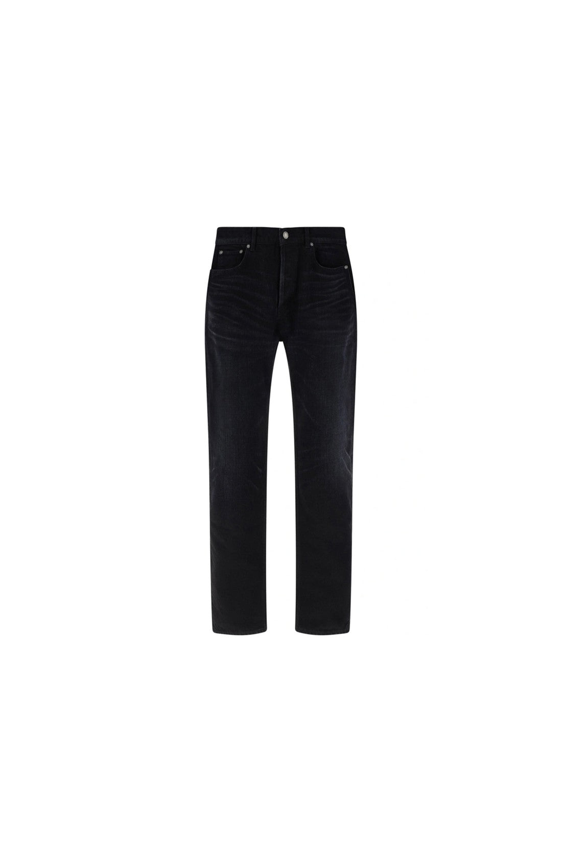 SAINT LAURENT-OUTLET-SALE-Saint Laurent Cotton Denim Jeans-ARCHIVIST