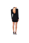 SAINT LAURENT-OUTLET-SALE-Saint Laurent Cowl Back Mini Dress-ARCHIVIST