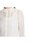 SAINT LAURENT-OUTLET-SALE-Saint Laurent Embroidered Blouse-ARCHIVIST