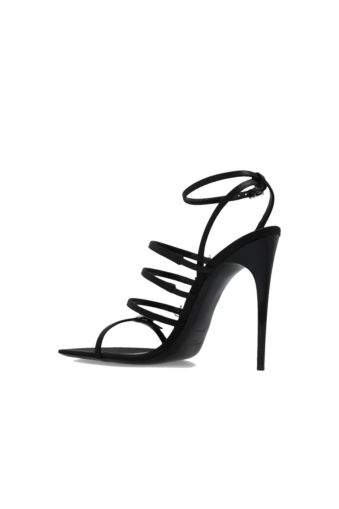 SAINT LAURENT-OUTLET-SALE-Saint Laurent Jerry Satin Sandals-ARCHIVIST