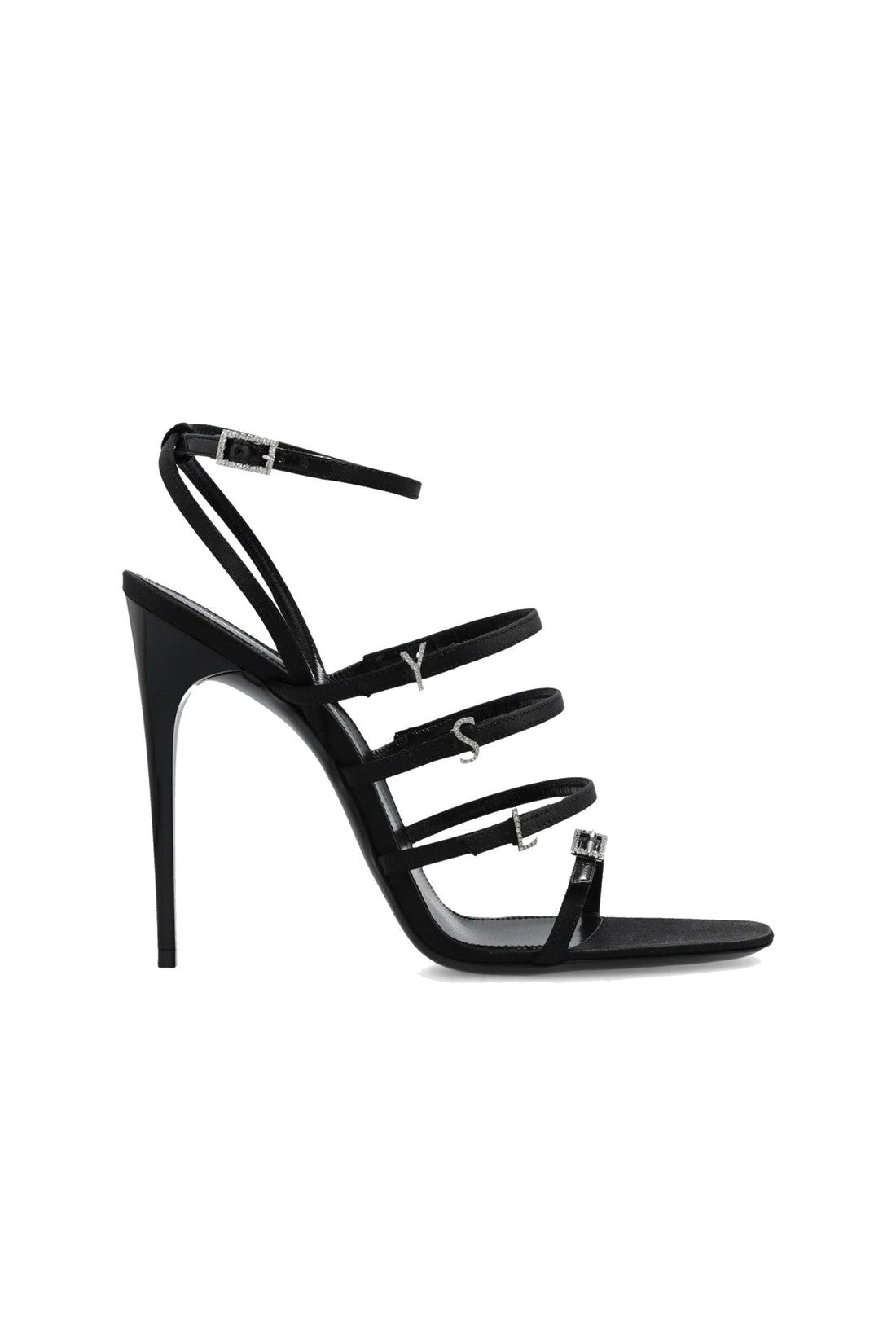 SAINT LAURENT-OUTLET-SALE-Saint Laurent Jerry Satin Sandals-ARCHIVIST