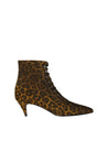 Saint Laurent-OUTLET-SALE-Saint Laurent Kiki Lace-Up Leopard-Print Ankle Boots-ARCHIVIST