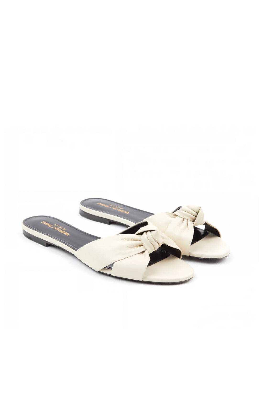 Saint Laurent-OUTLET-SALE-Saint Laurent Leather Slides-ARCHIVIST